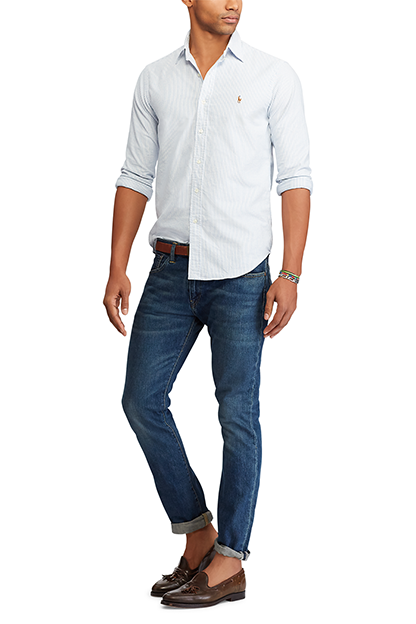 Blue/white stripe (Blank)