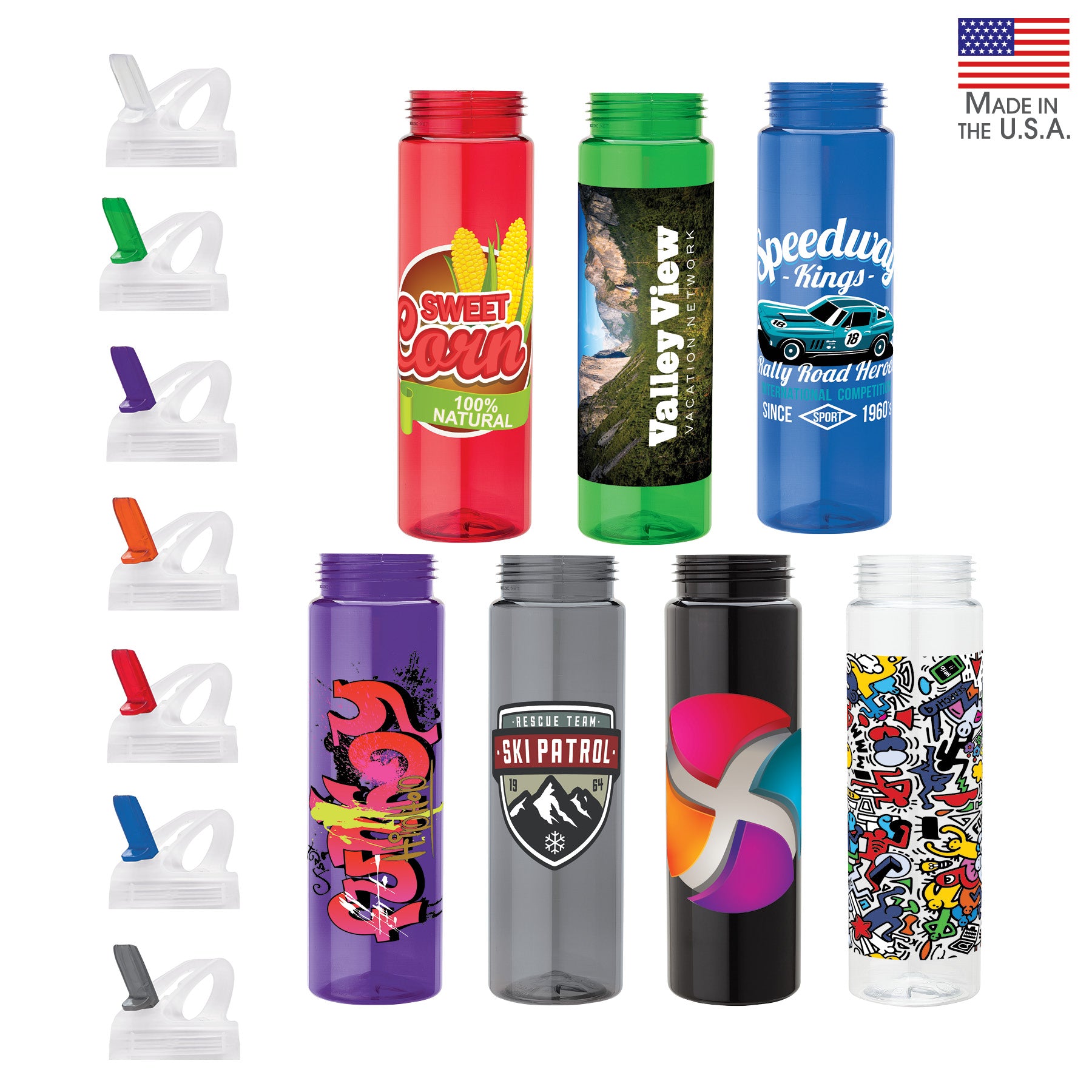 Multi-colored (Decorated)