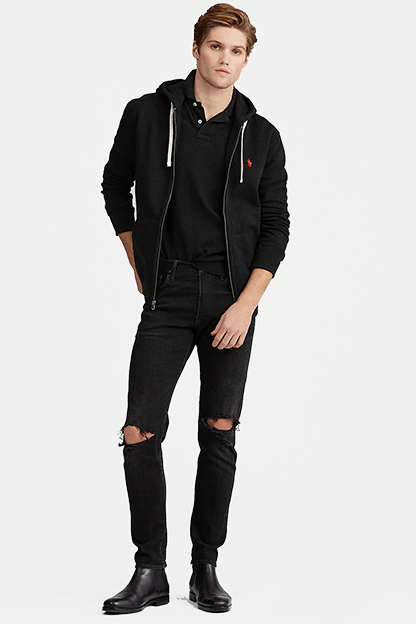 Polo black (Blank)